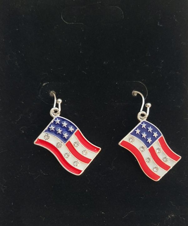 USA Flags earrings